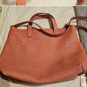 Portland leather brand new medium tote w snap closure